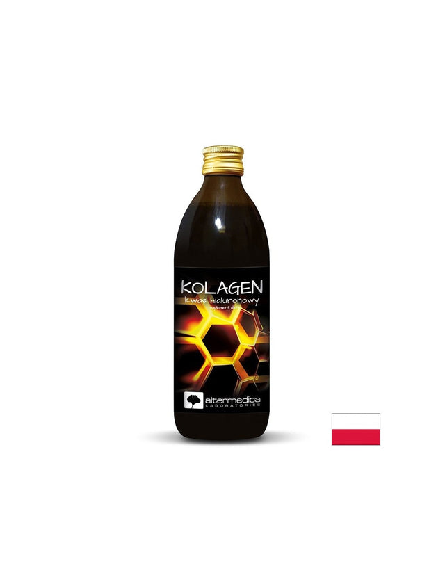 Колаген 3200 mg + Хиалуронова киселина 240 mg – Здрава кожа, коса и стави, 500 ml, 8/16 дози  Alter Medica - Nutra Best Bulgaria