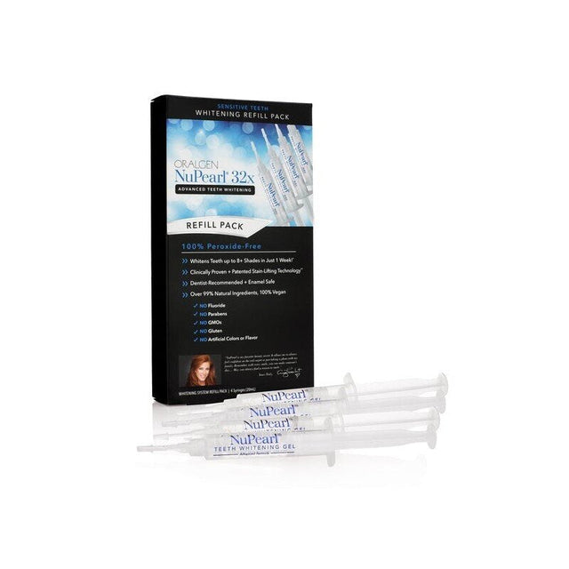 Oralgen NuPearl 32x Advanced Teeth Whitening System Refill Pack 3 Syringes - Система за избелване на зъби - Nutra Best Bulgaria