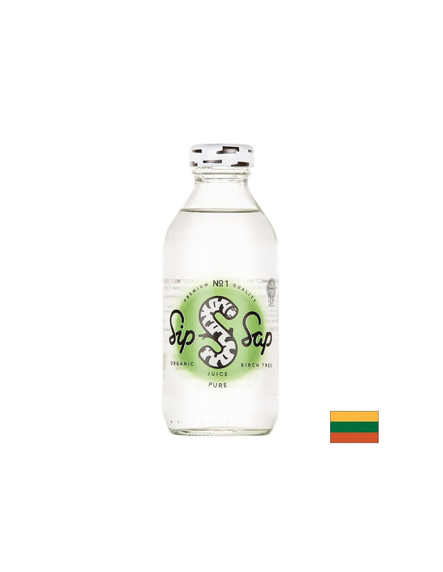 Детоксикация и тонус - Био брезов сок, 330 ml  Sip Sap - Nutra Best Bulgaria