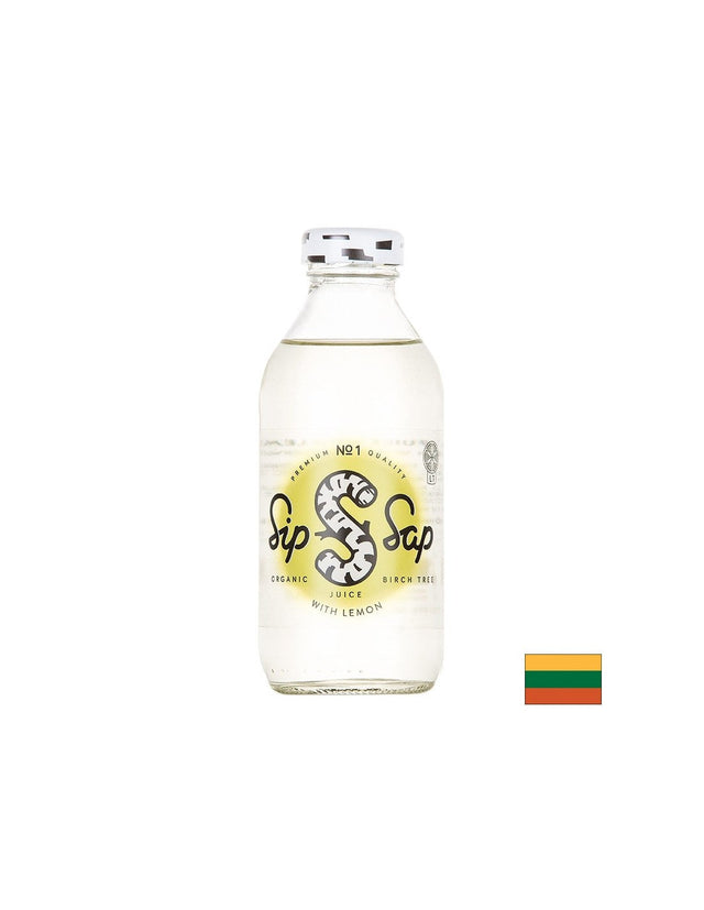 Детоксикация и тонус - Био брезов сок с лимон, 330 ml  Sip Sap - Nutra Best Bulgaria