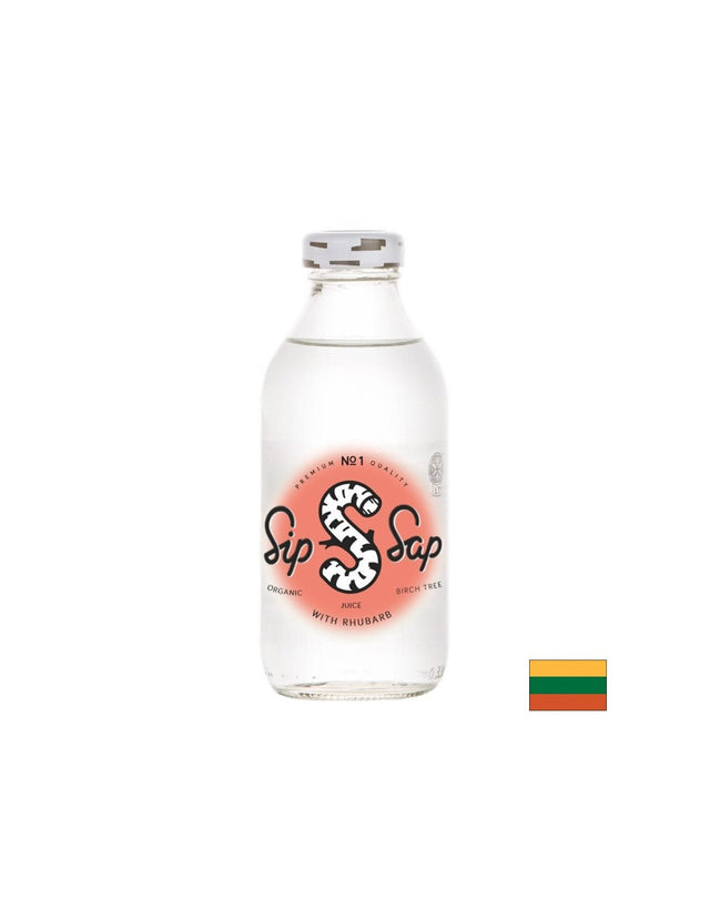 Детоксикация и тонус - Био брезов сок с ревен, 330 ml  Sip Sap - Nutra Best Bulgaria