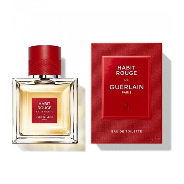 Guerlain Habit Rouge Eau De Toilette Spray 50ml - Nutra Best Bulgaria