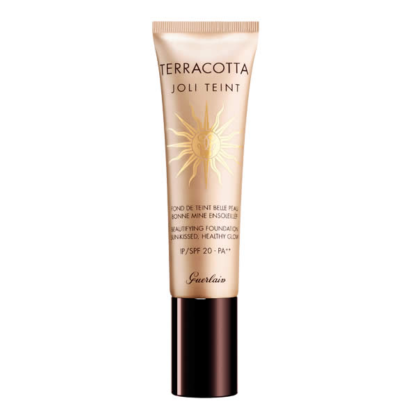 Guerlain Terracotta Joli Teint Healthy Glow Foundation Spf20 Medium 30ml - Nutra Best Bulgaria