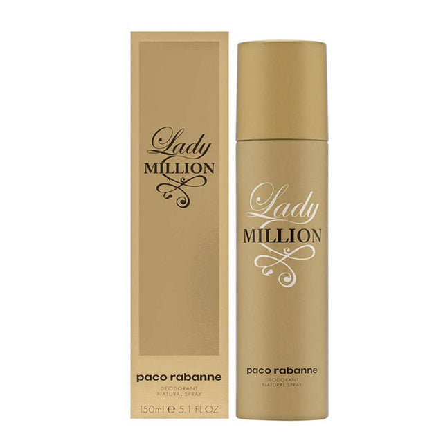 Paco Rabanne Lady Million Deodorant Spray 150ml - Nutra Best Bulgaria