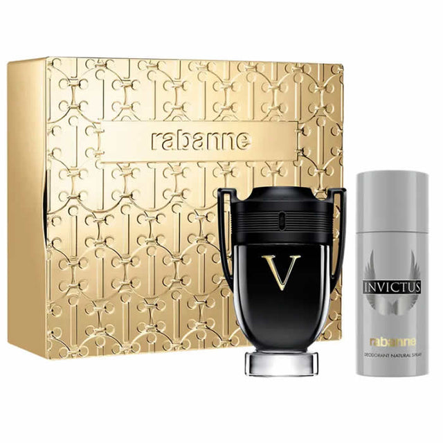 Paco Rabanne Invictus Victory Eau De Perfume Spray 100ml Set 2 Pieces - Nutra Best Bulgaria
