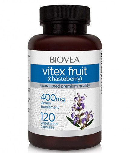 Vitex Fruit (Chasteberry) 400 mg / 120 Caps - Nutra Best Bulgaria