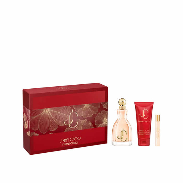 Jimmy Choo I Want Choo Eau De Parfum Spray 100ml Set 3 Pieces - Nutra Best Bulgaria