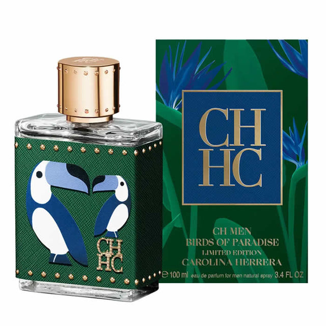 Carolina Herrera CH Men Birds Of Paradise Eau De Parfum Spray 100ml Limited Edition - Nutra Best Bulgaria