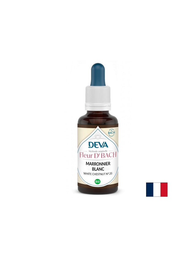 Памет и концентрация - Конски кестен, капки по метода на Бах №35, 15 ml  DEVA - Nutra Best Bulgaria