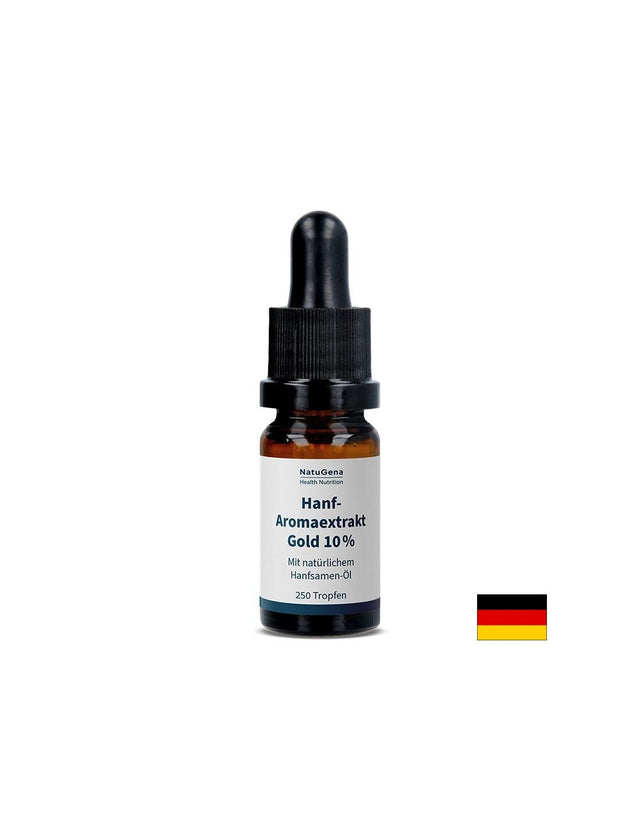 Масло от конопено семе – Подкрепа за ставите и хормонален баланс, 350 mg, 10 ml капки  NatuGena - Nutra Best Bulgaria