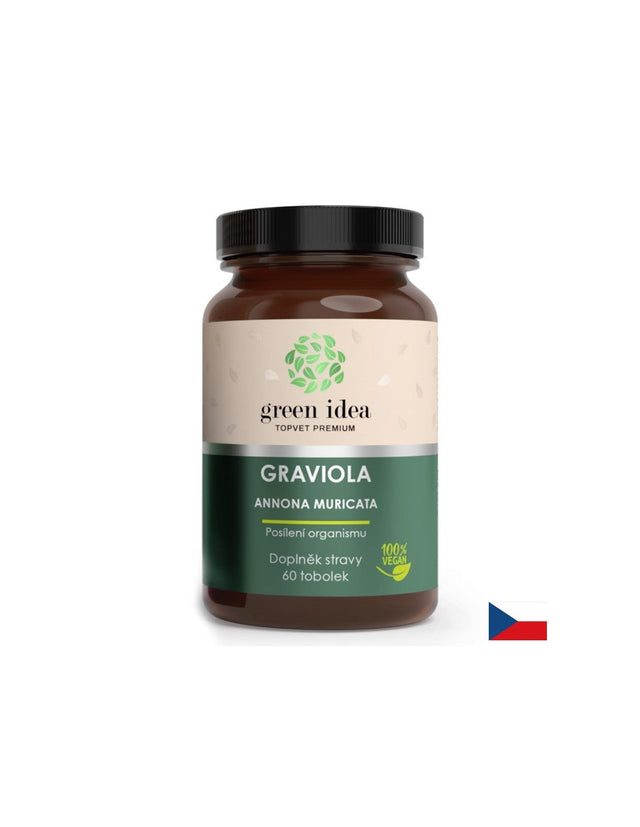 Тонус и силен имунитет - Гравиола (плод), 350 mg x 60 капсули  Green Idea - Nutra Best Bulgaria