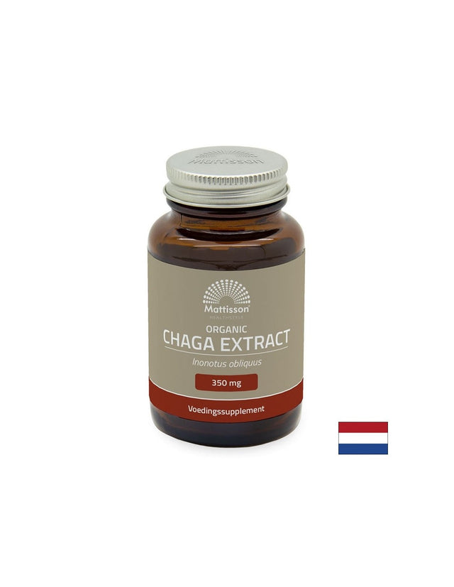 Имунитет - Чага БИО, 350 mg x 60 капсули  Mattisson Healthstyle - Nutra Best Bulgaria