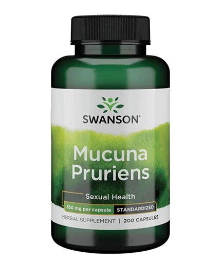 Мукуна Пруриенс Стандартизиран Екстракт От Семена На Кадифен Боб – 350mg., 200 Caps  Swanson - Nutra Best Bulgaria