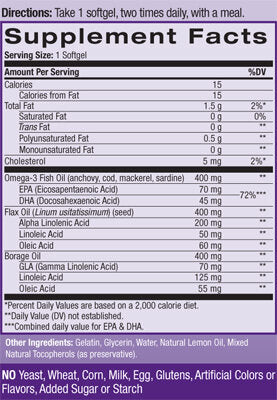Omega 3-6-9 Complex 90 Softgels - Nutra Best
