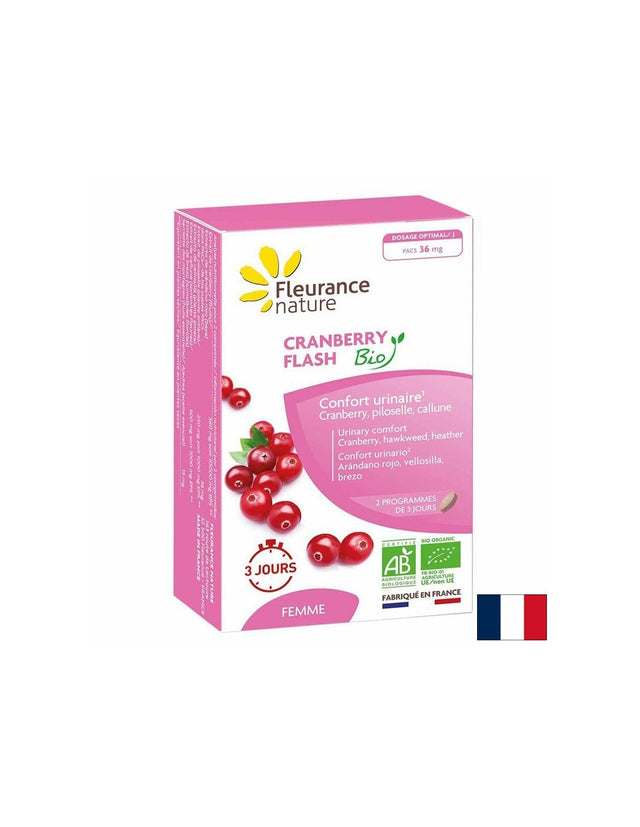 Уринарно здраве - Червена боровинка (36 mg PACs (проантоцианидини), 14 таблетки  Fleurance Nature - Nutra Best Bulgaria