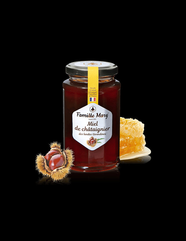 Френски пчелен мед от кестени /от региона на Жирондин/, 360 g  Famille Mary - Nutra Best Bulgaria
