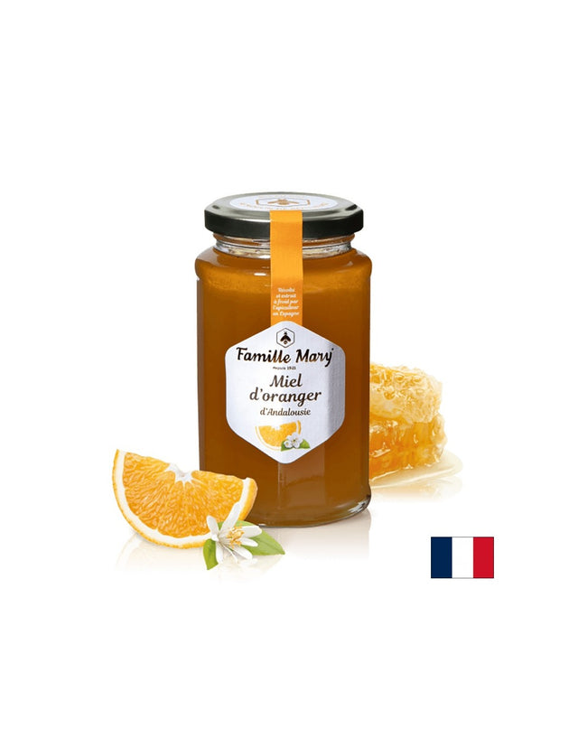 Пчелен мед от портокалово дърво (от Андалусия, Испания), 360 g  Famille Mary - Nutra Best Bulgaria