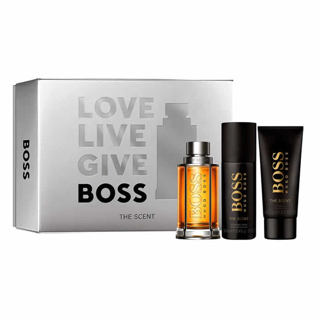 Hugo Boss The Scent Eau De Toilette Spray 100ml Set 3 Pieces - Nutra Best Bulgaria