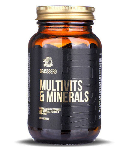 GRASSBERG Multivits & Minerals (60 капсули) - Nutra Best Bulgaria