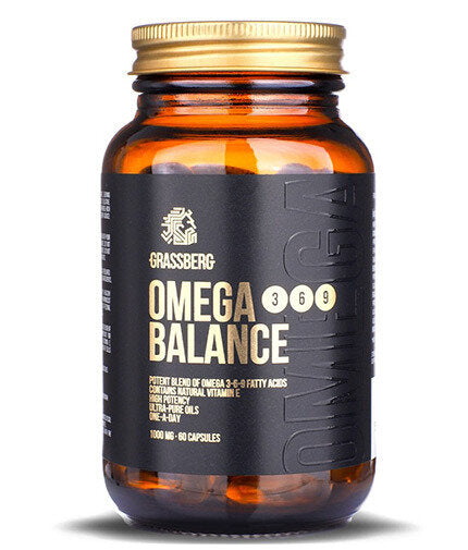 GRASSBERG Omega 3-6-9 Balance 1000 mg  60 Caps - Nutra Best Bulgaria