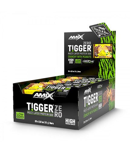 TIGGER® Zero bar Box / 20x60 g - Nutra Best Bulgaria