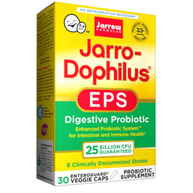 Jarro-Dophilus EPS 25B - Пробиотик - 30 капсули  Jarrow Formulas - Nutra Best Bulgaria