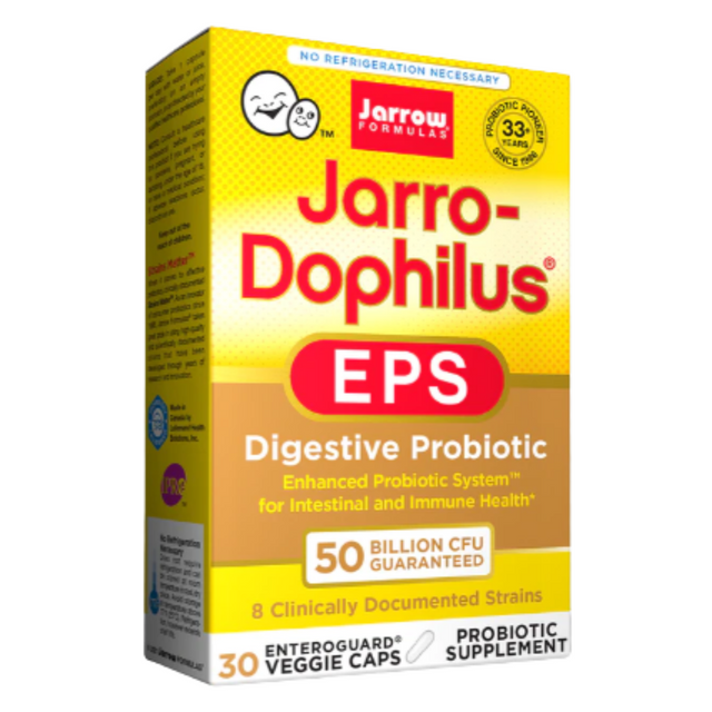 Jarro-Dophilus EPS 50B - Пробиотик - 30 капсули  Jarrow Formulas - Nutra Best Bulgaria