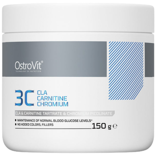 3C | CLA + Carnitine + Chromium 150 грама  OstroVit - Nutra Best Bulgaria