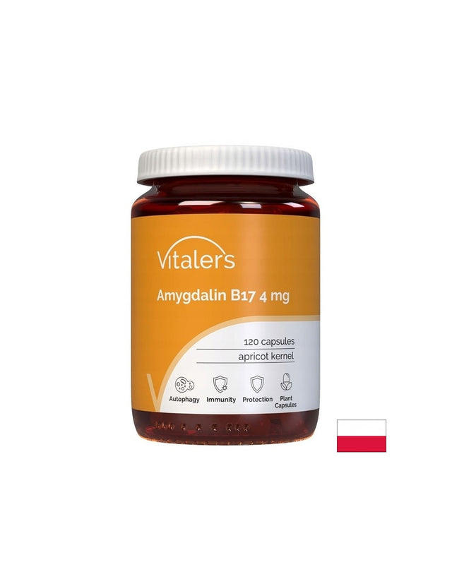 Амигдалин (екстракт от кайсиеви ядки) – Здрава имунна система, 4 mg, 120 капсули  Vitaler's - Nutra Best Bulgaria