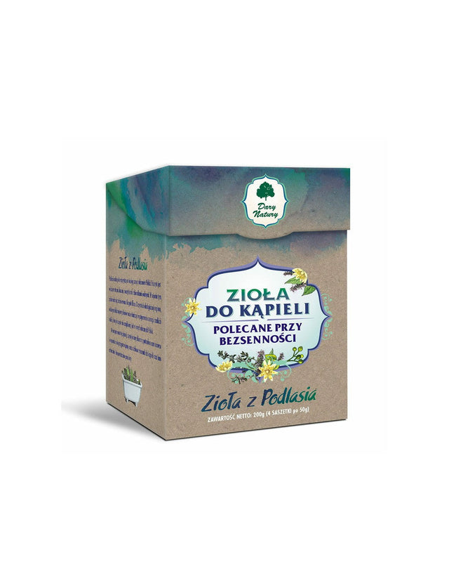 Билки за баня при безсъние, 4 сашета x 50 g  Dary Natury - Nutra Best Bulgaria