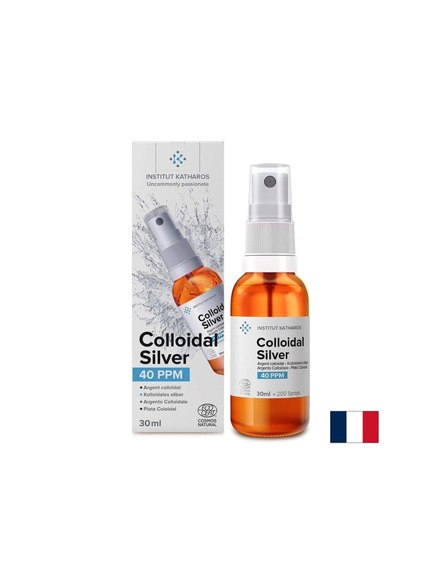 Колоидно сребро 40 PPM, 30 ml, спрей  Institut Katharos - Nutra Best Bulgaria