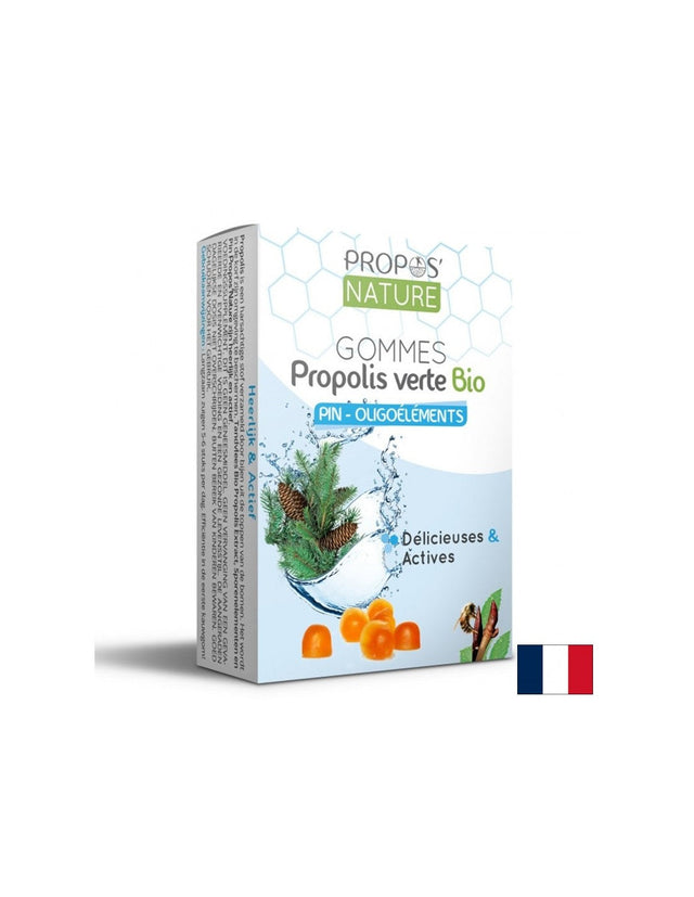 Зелен прополис с микроелементи и масло от бор, 40 желирани таблетки Propos’Nature  Propos Nature - Nutra Best Bulgaria
