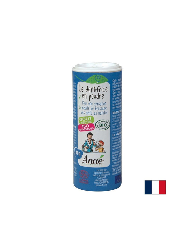 Прах за зъби (без аромат), 40 g  Écodis - Nutra Best Bulgaria