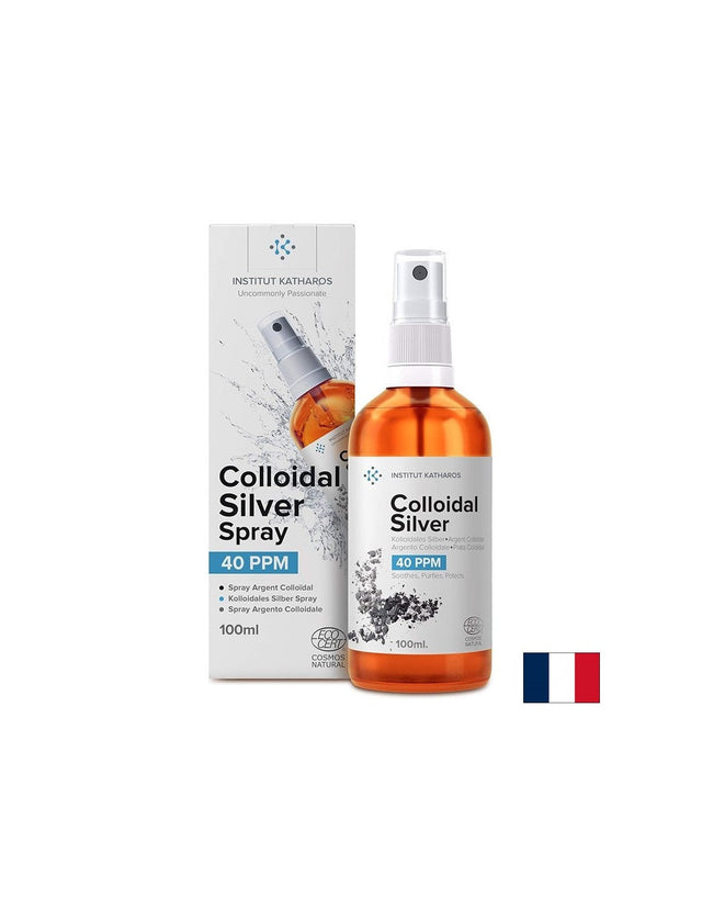 Колоидно сребро 40 ppm, 100 ml, спрей  Institut Katharos - Nutra Best Bulgaria