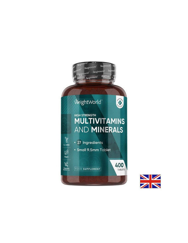 Витамини и минерали с висока концентрация, 400 таблетки  WeightWorld - Nutra Best Bulgaria