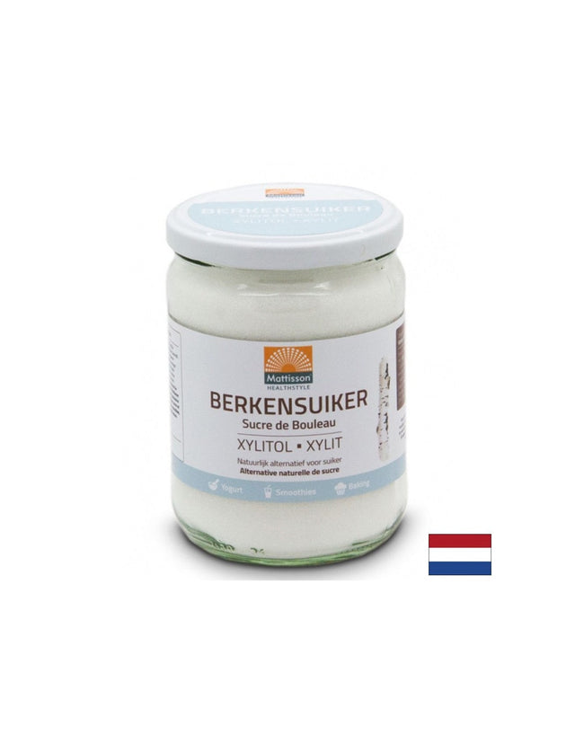 Ксилитол (брезова захар), 400 g Mattisson Healthstyle  Mattisson Healthstyle - Nutra Best Bulgaria