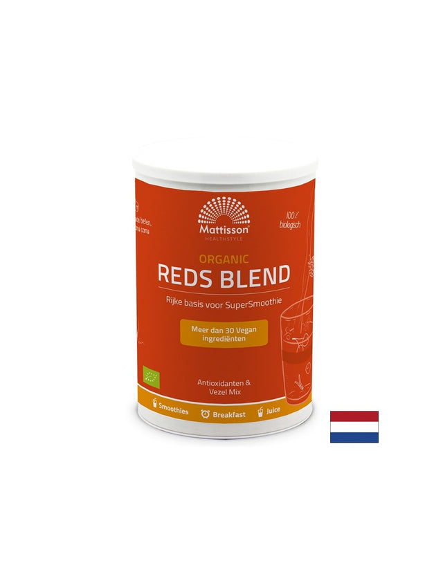 Зеленчуково-плодова смес за смути Био, 400 g  Mattisson Healthstyle - Nutra Best Bulgaria