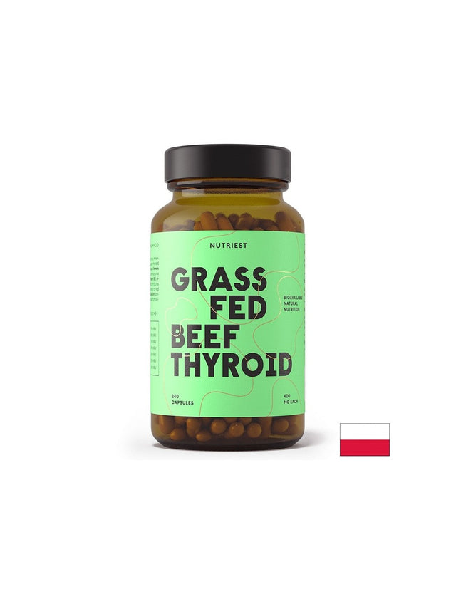 Хормонален дисбаланс - Говежда щитовидна жлеза + бъбрек и черен дроб, 400 mg х 240 капсули - Nutra Best