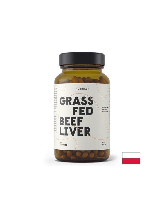 Анемия - Говежди черен дроб, 400 mg х 240 капсули - Nutra Best