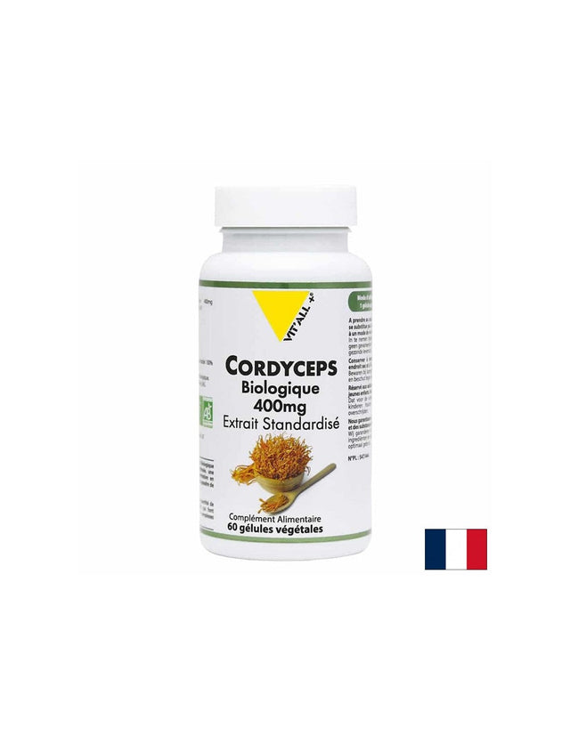 Тонус и енергия - Кордицепс, 400 mg х 60 капсули  Vit'all Plus - Nutra Best Bulgaria