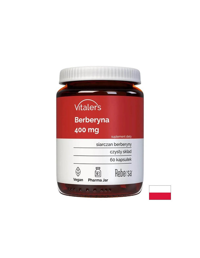 Берберин – Контрол на кръвната захар и апетита, 400 mg, 60 капсули  Vitaler's - Nutra Best Bulgaria