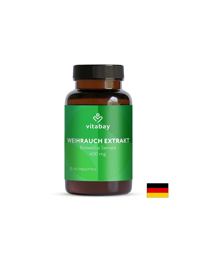 При възпаление и болка - Босвелия, 400 mg x 240 таблетки  Vitabay - Nutra Best Bulgaria