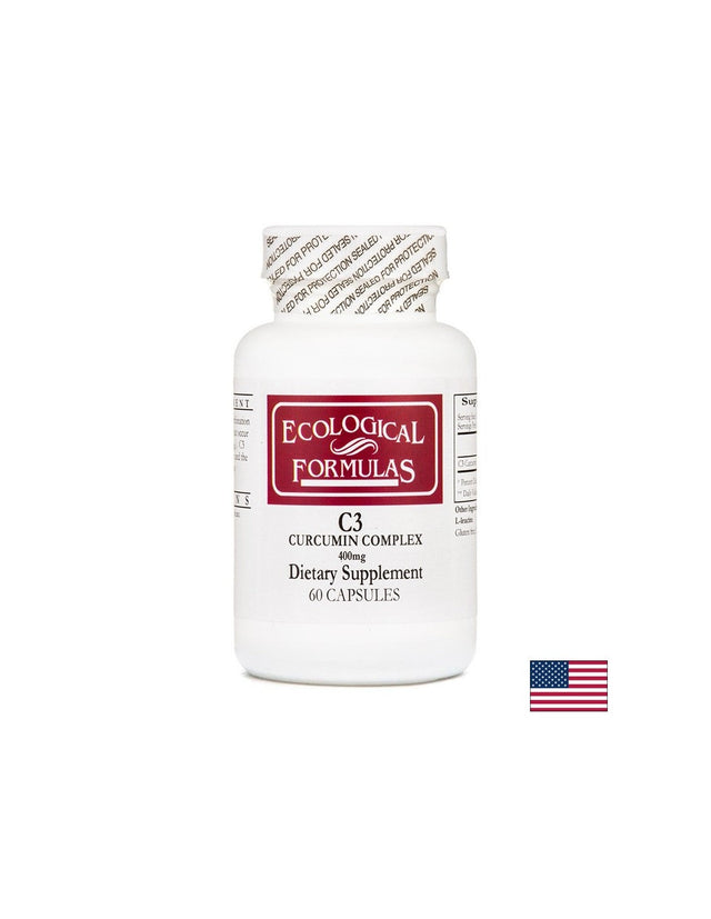 Куркумин Комплекс, 400 mg x 60 капсули  Ecological Formulas - Nutra Best Bulgaria