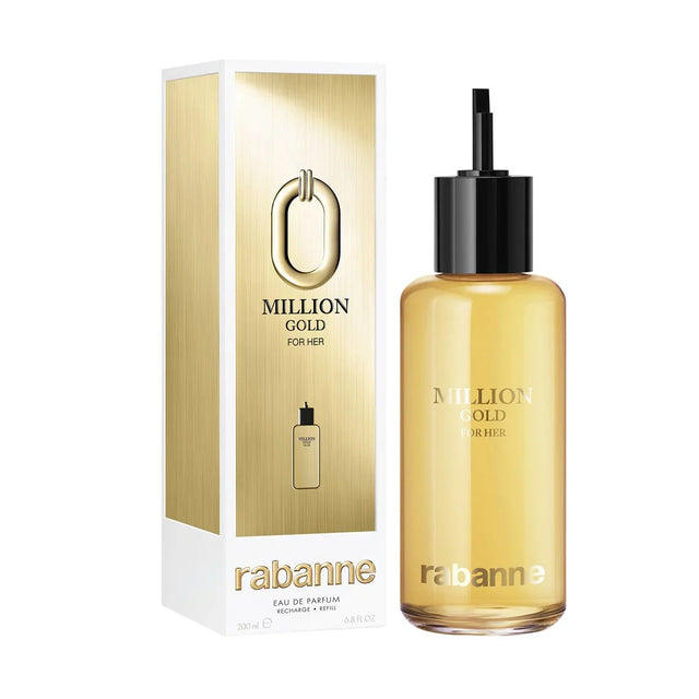 Rabanne Million Gold For Her Eau De Parfum 200ml Refill - Nutra Best Bulgaria