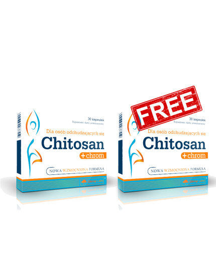 Chitosan + Chrom OLIMP  (2 БРОЯ х30 капсули) - Nutra Best Bulgaria