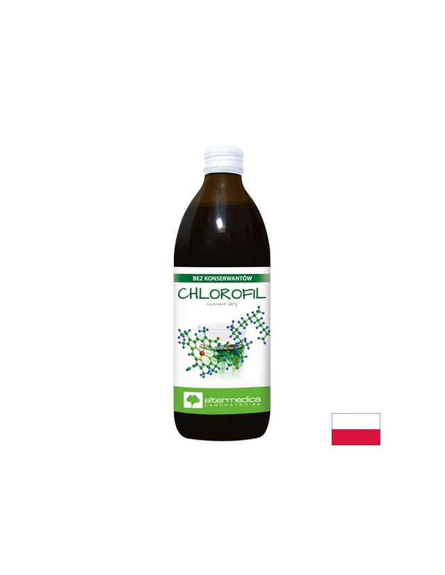 Хлорофил – Естествен детокс и алкален баланс, 45 mg, 500 ml, 33 дози  Alter Medica - Nutra Best Bulgaria