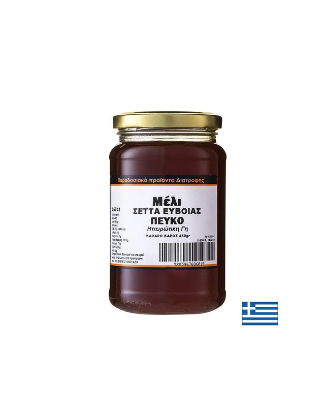 Боров мед от остров Евия, Гърция, 450 грама  Raks - Nutra Best Bulgaria