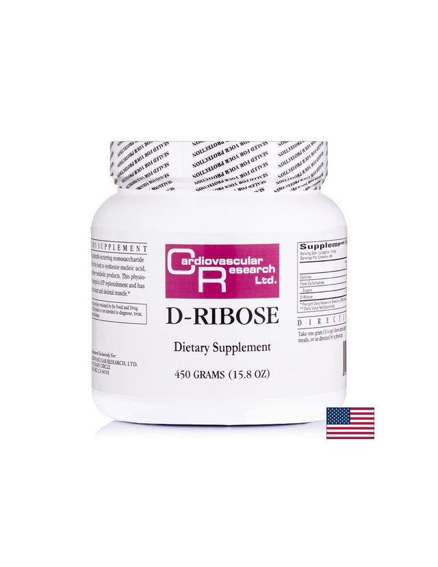 Клетъчно здраве - Д-Рибоза, 450 g прах  Ecological Formulas - Nutra Best Bulgaria