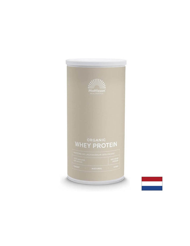 Суроватъчен протеин Био, 450 g прах (неовкусен)  Mattisson Healthstyle - Nutra Best Bulgaria