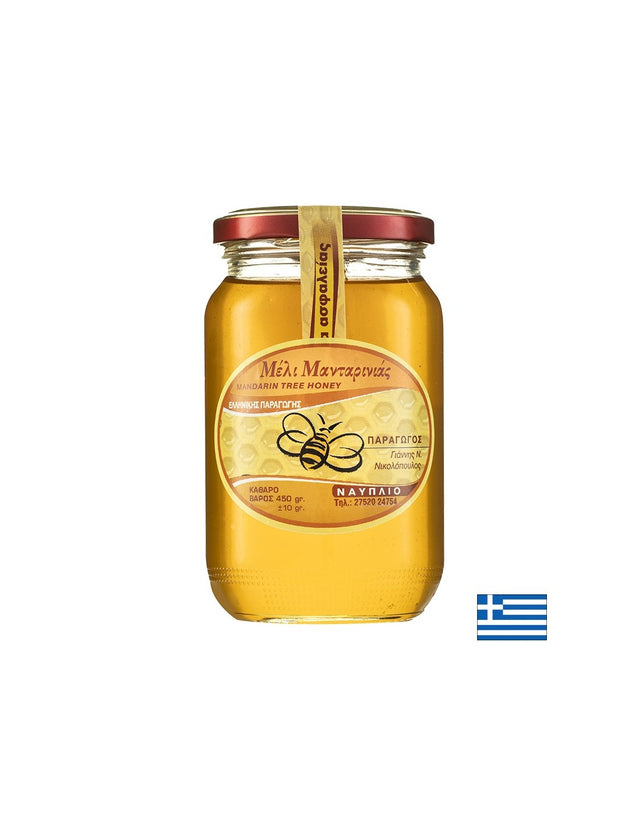 Пчелен мед от Мандариново дърво от полуостров Пелопонес, Гърция/ 450 g  Raks - Nutra Best Bulgaria